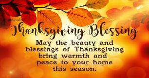 Thanksgiving Blessing!